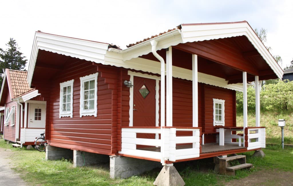 Självhushållsstuga på Vegby Camping